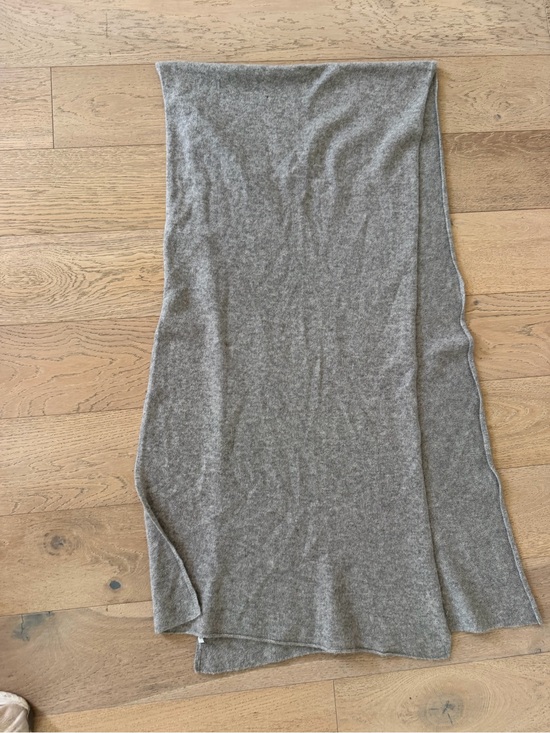 Autumn Cashmere Accessories - Autumn Cashmere Light Heather Grey Maxi Knit Skirt
